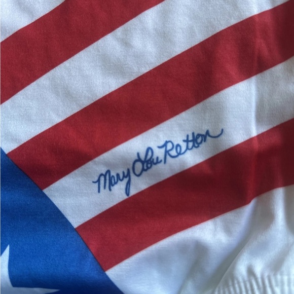 Mary Lou Retton Olympic USA Dobie Kids leotard - Vintage 80’s - Size 10/12 - Picture 2 of 6